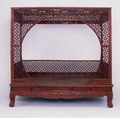 oriental Ming-style canopy bed