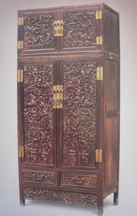 Chinese Rosewood Wardrobe