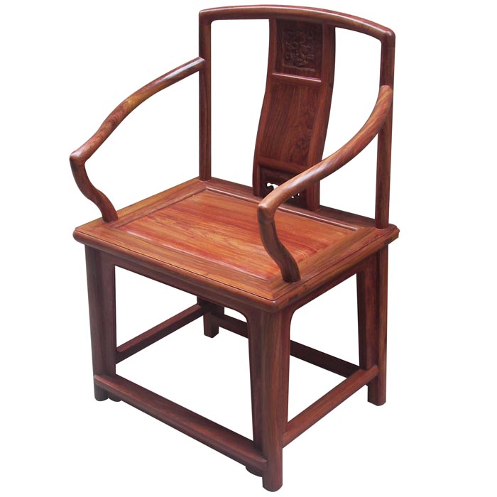 Obibi Rosewood Ming dynasty southern official hat armchair