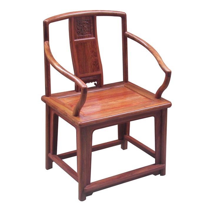 Obibi Rosewood Ming dynasty southern official hat armchair