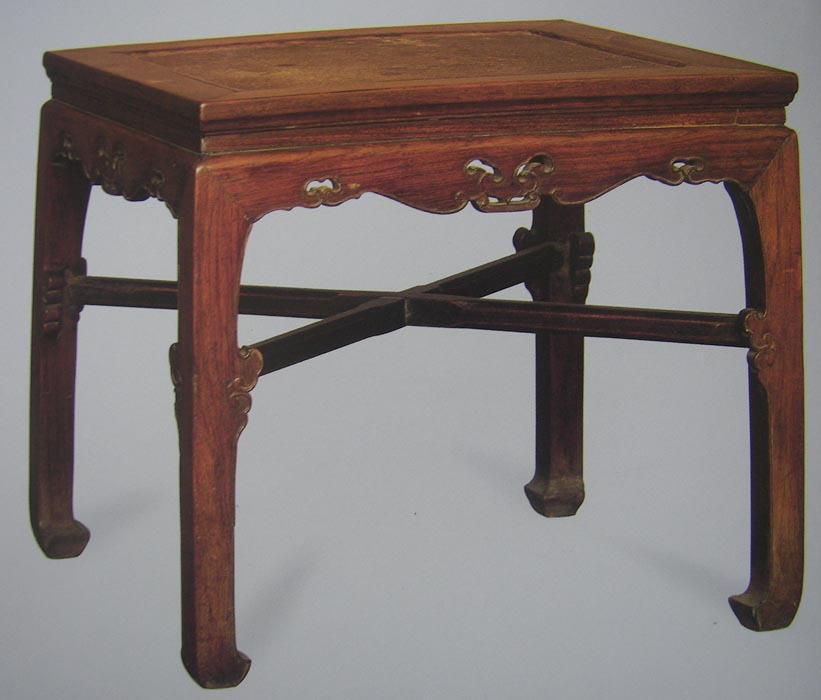 Obibi Chinese Rosewood Square Stool