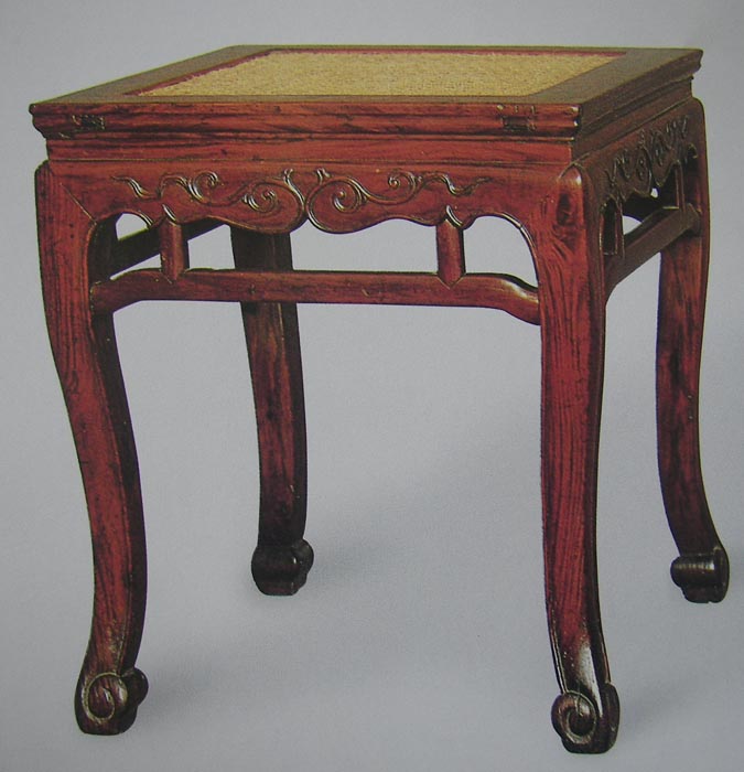 Obibi Chinese Rosewood Square Stool