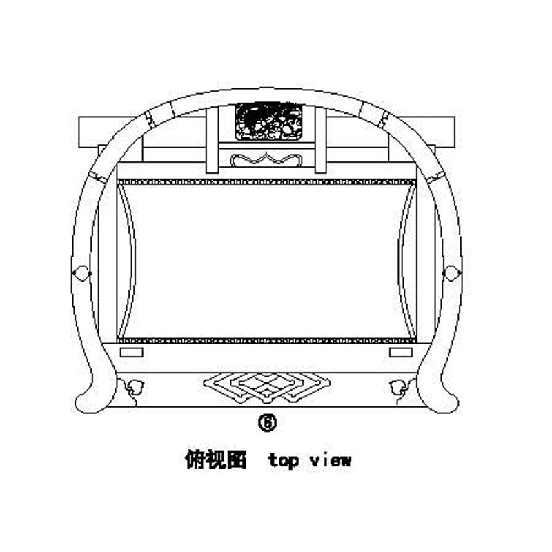 明式圆后背交椅