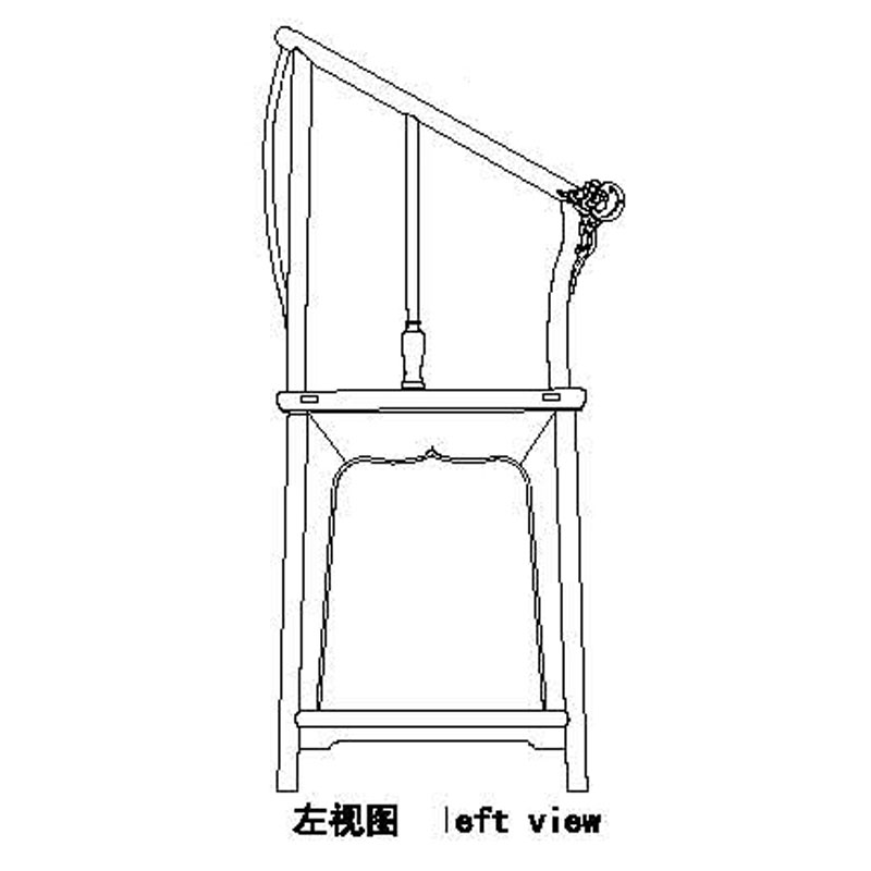 Obibi 明式如意云纹大圈椅