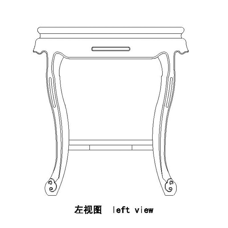 Obibi 明式のラウンドテーブル