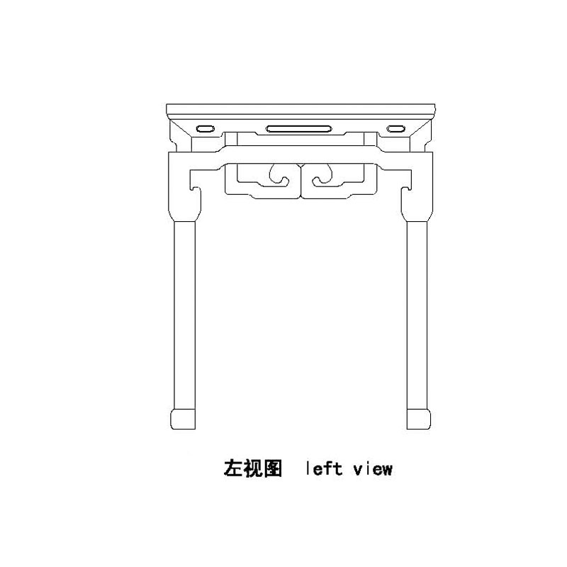 明式套叠式石桌