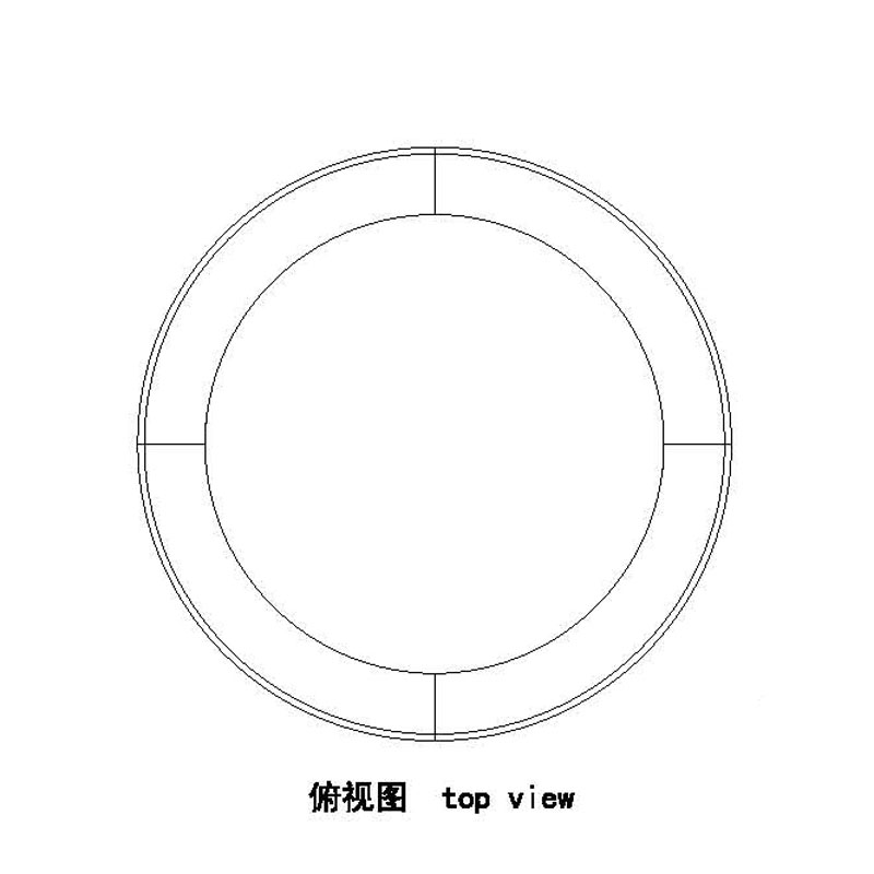 明式如意紋帶托泥香幾