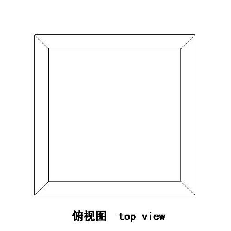 清式高束腰帶托泥壽字紋方香幾