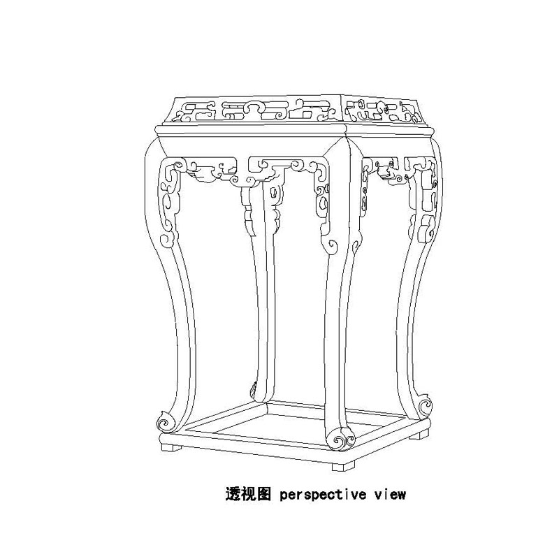 antique plant stand