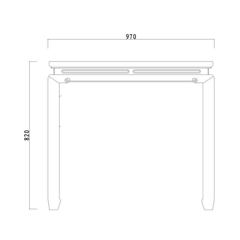 Rosewood Qing Eignt lmmortals table