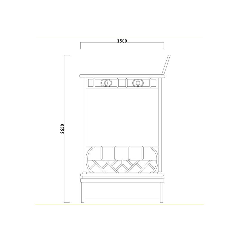 Rosewood Ming dynasty canopy bed