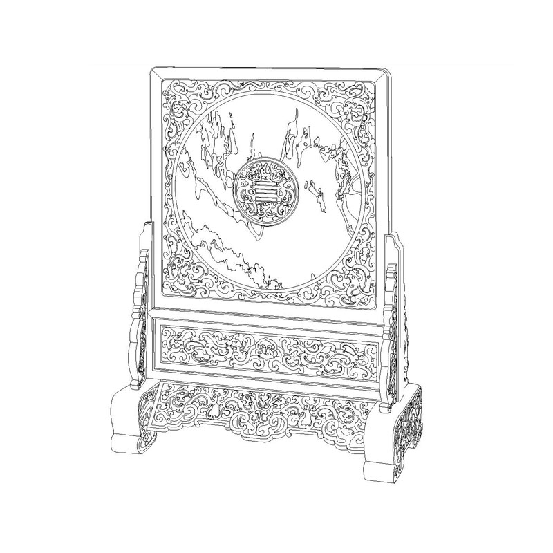 Chinesisch furniture,antique screen