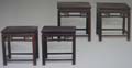 Chinese Rosewood Square Stool