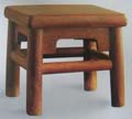 Chinese Rosewood Square Stool