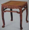 Chinese Rosewood Square Stool