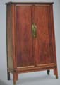 Chinese Rosewood Round-Corner Cabinet