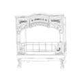 Rosewood Qing canopy bed