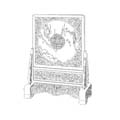 Chinesisch furniture,antique screen